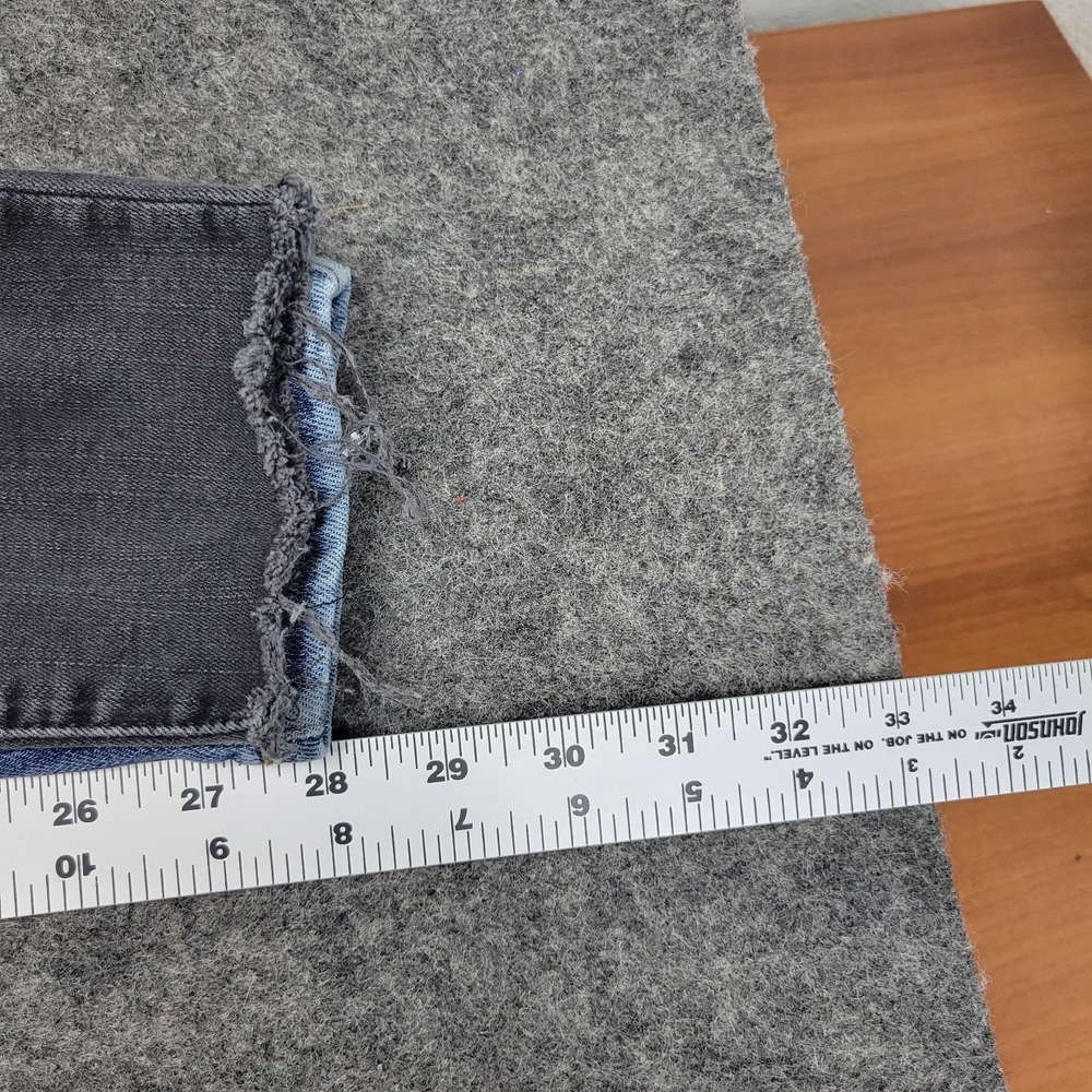 Madewell Jeans Womens 26 Gray High Rise Skinny Distressed Hem Minimalist LOT - Picture 13 of 15